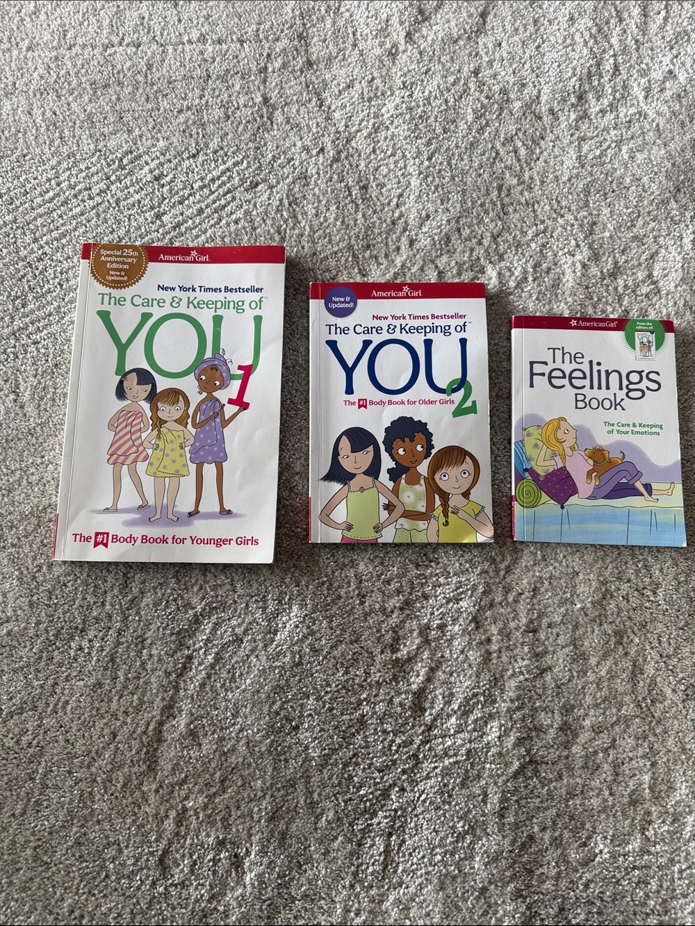 American Girl puberty 3 book series